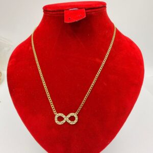 Infinity necklace 18k18”
